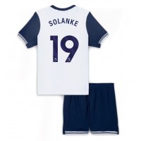 Tottenham Hotspur Dominic Solanke #19 Domáci Detský futbalový dres 2024-25 Krátky Rukáv (+ trenírky)